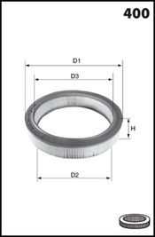 LUCAS FILTERS Воздушный фильтр LFAF332